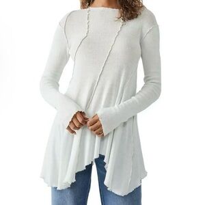 Free People We The Free Full Swing Tunic – White (Small) NWOT
